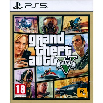 GTA5 俠盜獵車手5 Grand Theft Auto V - PS5 中英文歐版