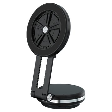 可伸縮MagSafe真空吸附手機支架 黑色 可調角度 可折疊  1個