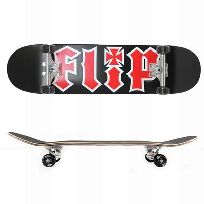 スケボー フリップ コンプリート FLIP HKD BLACK DECK 8.0 完成