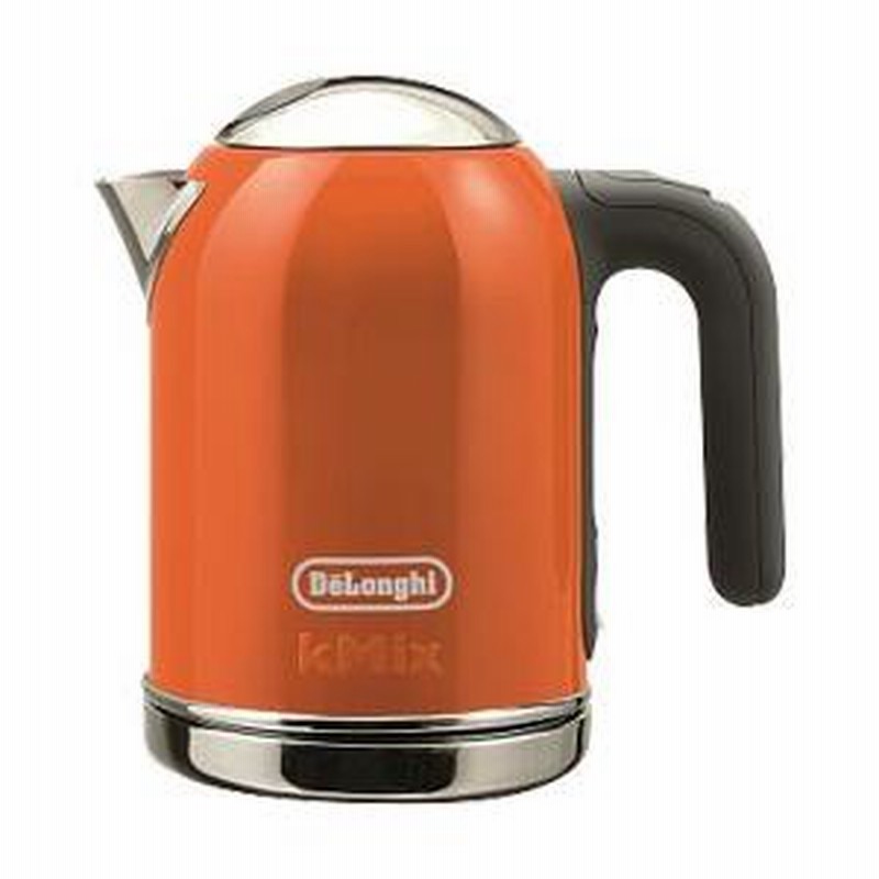 デロンギ DeLonghi SJM010J-OR 電気ケトル 0.75L オレンジ kMix