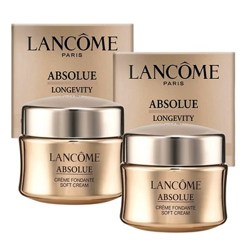 Lancome 絕對完美永生玫瑰逆齡乳霜(輕盈版)15ml買1送1(國際航空版)