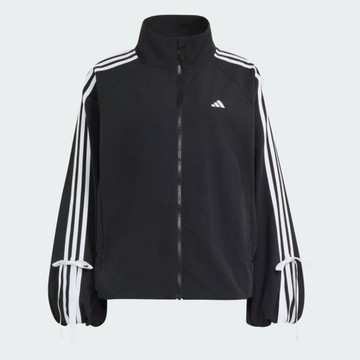 adidas Adidas 愛迪達 Dance Wb 1 LD2935 女 立領外套 運動外套 休閒穿搭 蝴蝶結 黑
