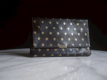 【老時光 OLD-TIME】早期二手老包義大利製短皮夾