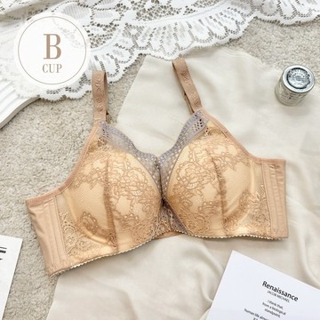 伊黛爾 【台灣製 限量5折】 軟鋼圈內衣 集中 收副乳 機能內衣 吸濕排汗 下厚上薄 女內衣 #27967