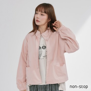 non-stop 百搭立領短版外套-2色