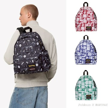 【EASTPAK】DAY PAK'R - POKEMON X EASTPAK 黑/綠/酒紅/海軍藍 24L後背包 防潑水