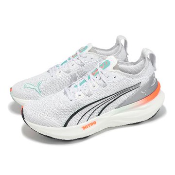 Puma 慢跑鞋 ForeverRun Nitro 2 男鞋 女鞋 白 灰 氮氣中底 緩衝 支撐 運動鞋 31010907