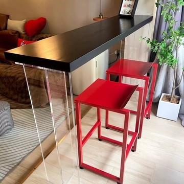 免運 可開票 北歐簡約吧臺椅家用設計師椅子戶外鐵藝高腳凳創意網紅靠背酒吧椅