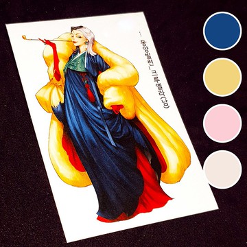 惡女庫伊拉 (4色) 4 (honne market) 人物貼紙 女孩 浣熊