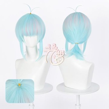 漫蘿 三麗鷗騎士企劃雙子星藍弟KIKIcos假發 克拉克斯特拉cos假發