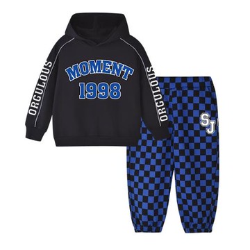 GILE男童春秋裝套裝帥氣中大兒童衣服秋季運動洋網紅時髦潮