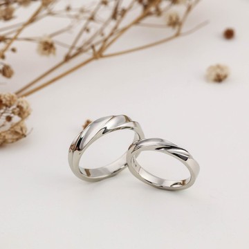 Black Joker 經典對戒 波浪戒指 情侶對戒