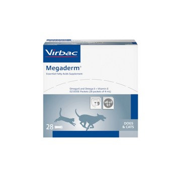 Virbac Megaderm 健膚樂 28包/盒 犬貓專用必須脂肪酸ω6/ω3與維他命