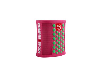 《Compressport瑞士》 UNIQ 手腕帶(粉紅綠)