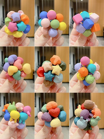 兒童頭繩新款發繩頭飾ins爆款夏季扎頭皮筋女馬尾發圈發飾