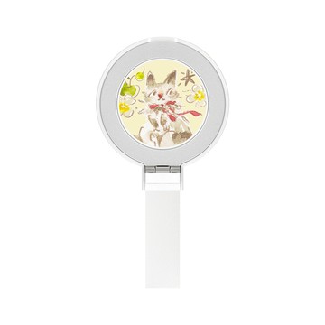 【TOXOXO】Meow illustration蘋果花與貓15W磁吸支架無線充電器