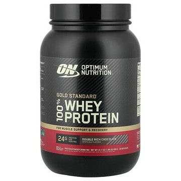 Optimum Nutrition, 金標準® 全乳清蛋白，雙重濃鬱巧克力味，1.98 磅（899 克）