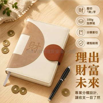桃園出貨✨ A5簡約INS風格收支記錄本 學生家庭理財日誌 可訂製Logo