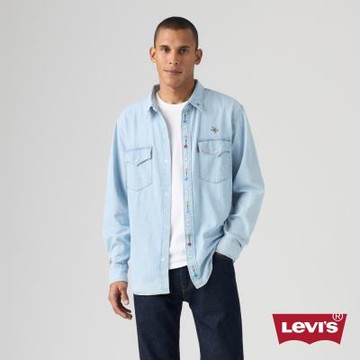 Levi s 長袖襯衫 牛津襯衫 素面襯衫 男生上衣 人氣新品人氣新品 變成 熱賣單品