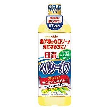 NISSIN 日清 OilliO 大豆油菜籽炸物調和油 嚴選優質芥花籽製成 適合各種烹調方式  900g  1瓶
