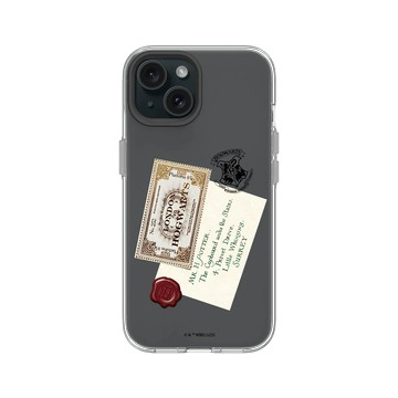 iPhone 15 Clear 透明 - 哈利波特 Harry Potter - 入學信封和車票