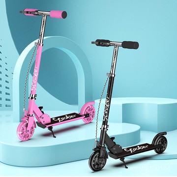 🛴【新款兒童滑闆車】3-7歲閃光兩輪車🛴 可折疊PU輪寶寶滑滑車 加厚踏闆 炫酷閃光輪 可調高度 便攜出行