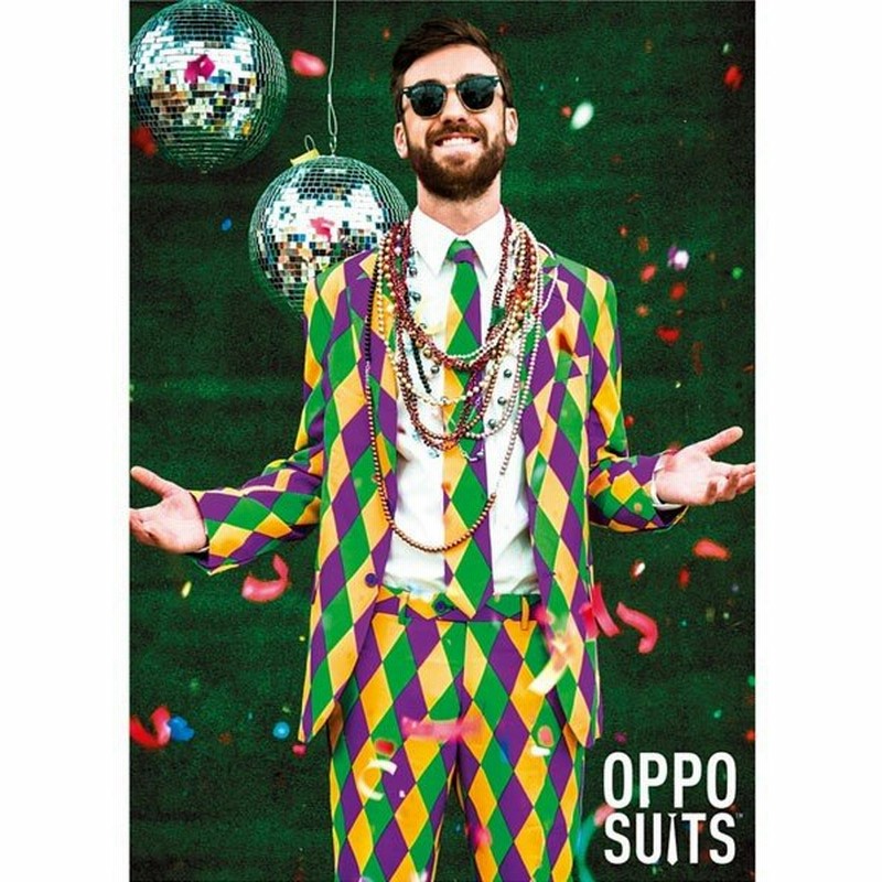 派手 スーツ メンズ 大人 男性 コスチューム マルディグラ 総柄 黄色 緑 紫 オッポスーツ Opposuits ハロウィン 仮装 パーティ ファンシースーツ 通販 Lineポイント最大0 5 Get Lineショッピング