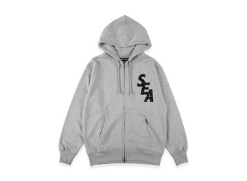 DOT SEA ZIP UP SWEATSHIRT Gray