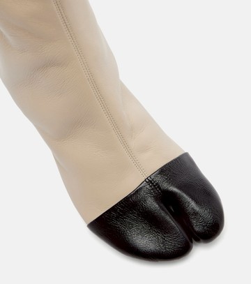 Christen Tabi 75 leather ankle boots