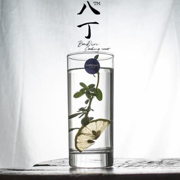 買1送1樂美雅經典款玻璃冷熱通用直身水杯飲料杯茶杯冷熱飲杯KTV