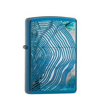 ├登山樂┤美國 Zippo Tree Rings Design 防風打火機 High Polish Blue/Color Image # 29827├登山樂┤美國 Zippo Tree Rings Design 防風打火機 High Polish Blue/Color Image # 29827