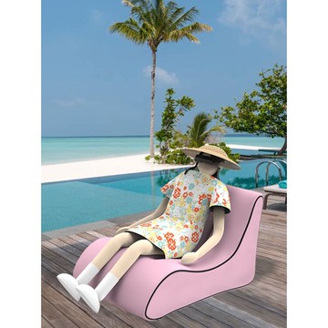 【搶購】LAZYBABY新款戶外便攜自動充氣沙懶人沙氣墊床一鍵啟停充氣床