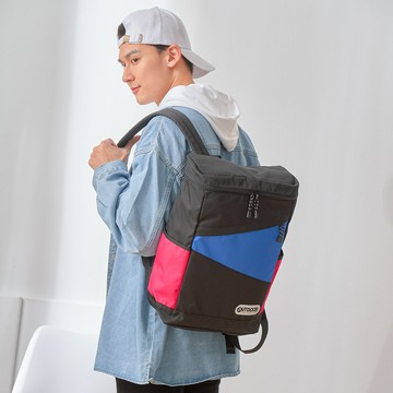 【OUTDOOR】風格前線-15.6吋電腦後背包-拼接色 OD233304CY