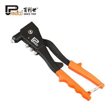 【Panrico 百利世】手動鉚釘槍 拉釘槍 鉚釘鉗 鉚釘器 具2.4~4.8mm-4種規格接頭 台灣製造