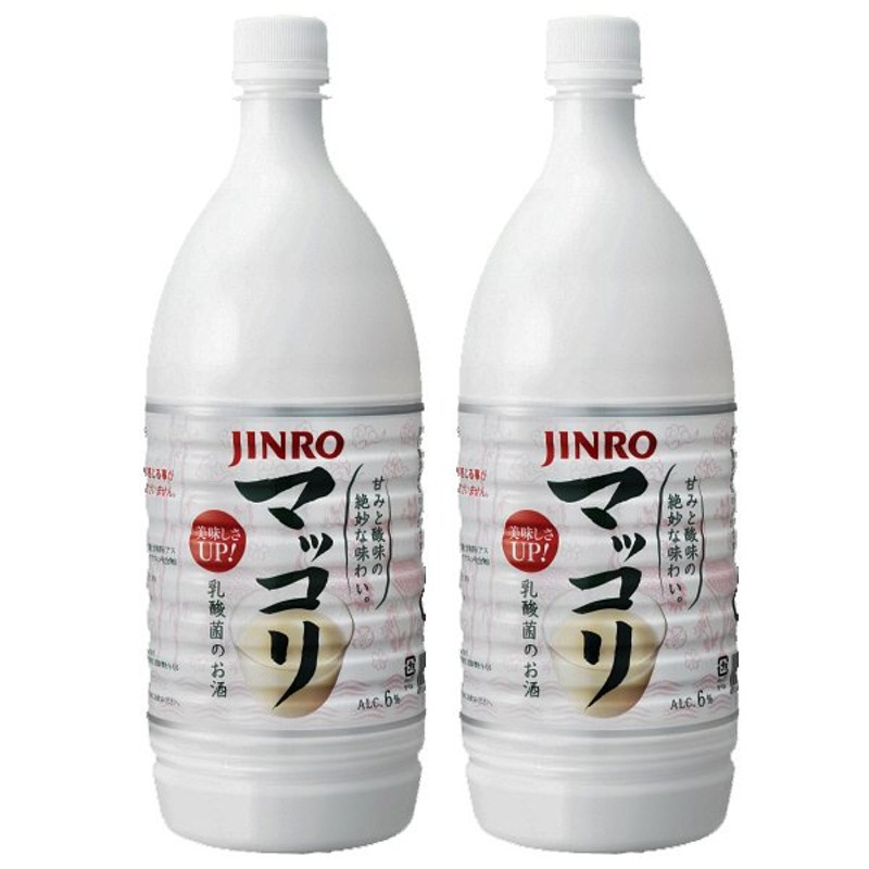 JINRO ジンロ マッコリ 1000mlペットボトル(1ケース/15本入り)(3