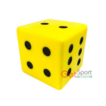 6吋泡棉炫彩骰子(6面骰/團康活動/繽紛骰子球/軟骰子/教具/台灣製)