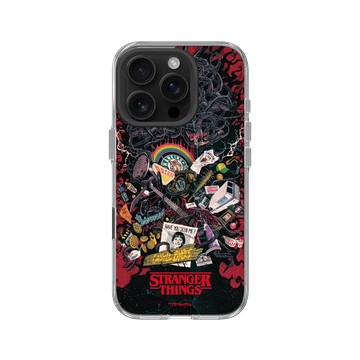 iPhone 16 Pro Clear Case（相機按鈕） 透明 - Stranger Things - 怪奇物語日