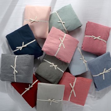 裸睡針織棉丨天竺棉床單單件純棉全棉100%純色簡約雙人床單人被單