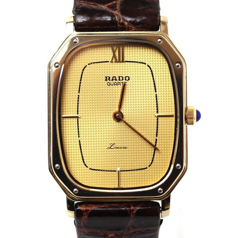 RADO ラドー Louvre 腕時計 電池式 128.9504.9 メンズ 中古 | LINE