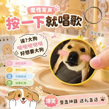💥台灣出貨💥抽象大狗發聲玩具 大狗按鍵玩具 語音玩具 按壓唱歌搞笑玩具 噠噠噠互動小物 趣味禮品 桌面玩具搞笑 互動