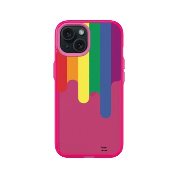 iPhone 15 Clear 粉漾桃 - Love in All ____ - lovewins-彩虹
