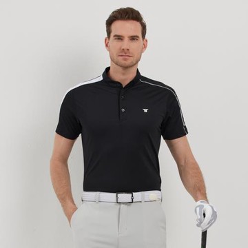 23新款高爾夫服裝男短袖t恤韓版休閑男裝衣服翻領polo衫快干透氣