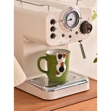 PiaJi 萌貓攀杯樂趣無限 日系可愛馬克杯咖啡杯陶瓷水杯小貓杯子