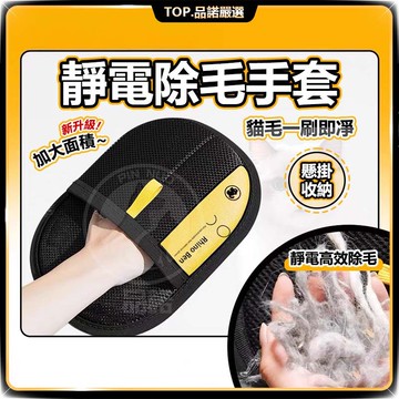 【隔日到貨 加大加厚】寵物除毛手套 靜電除毛手套 貓毛清理  除毛神器 貓毛狗毛粘毛 毛球雜毛刷毛黏毛掉毛 清潔美容廢毛