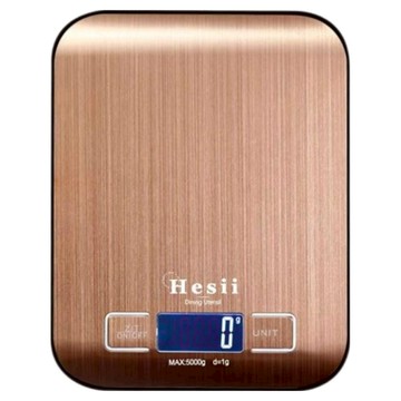 Hesii 不銹鋼髮絲紋電子秤 1g~3kg  3kg  顏色隨機  單一商品