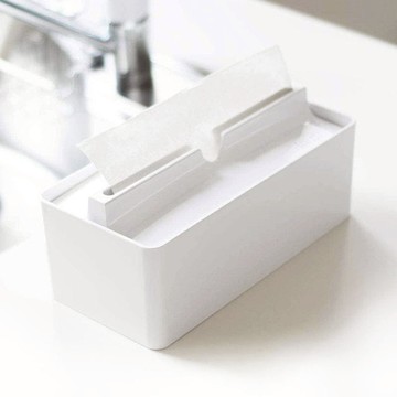 fill+fit寬形下降式面紙盒 潔白