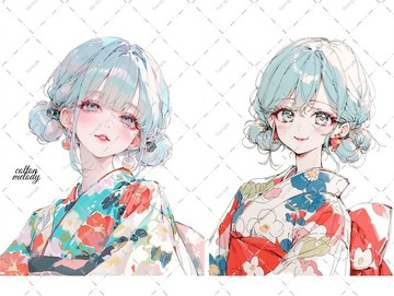 原創貼紙 no.8640 人物貼紙 原創貼紙 人物貼紙 女孩貼紙 原創人物貼紙