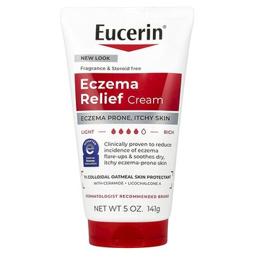 Eucerin, 溼疹緩解膏，無香，5 盎司（141 克）