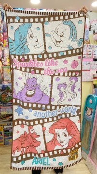 【震撼精品百貨】The Little Mermaid Ariel小美人魚愛麗兒~迪士尼公主系列浴巾/毛巾-小美人魚#65038