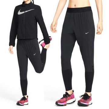 Nike As Nk Swift Df Mr Pant 女款 黑色 中腰 運動 慢跑 快乾 長褲 HV6089-010